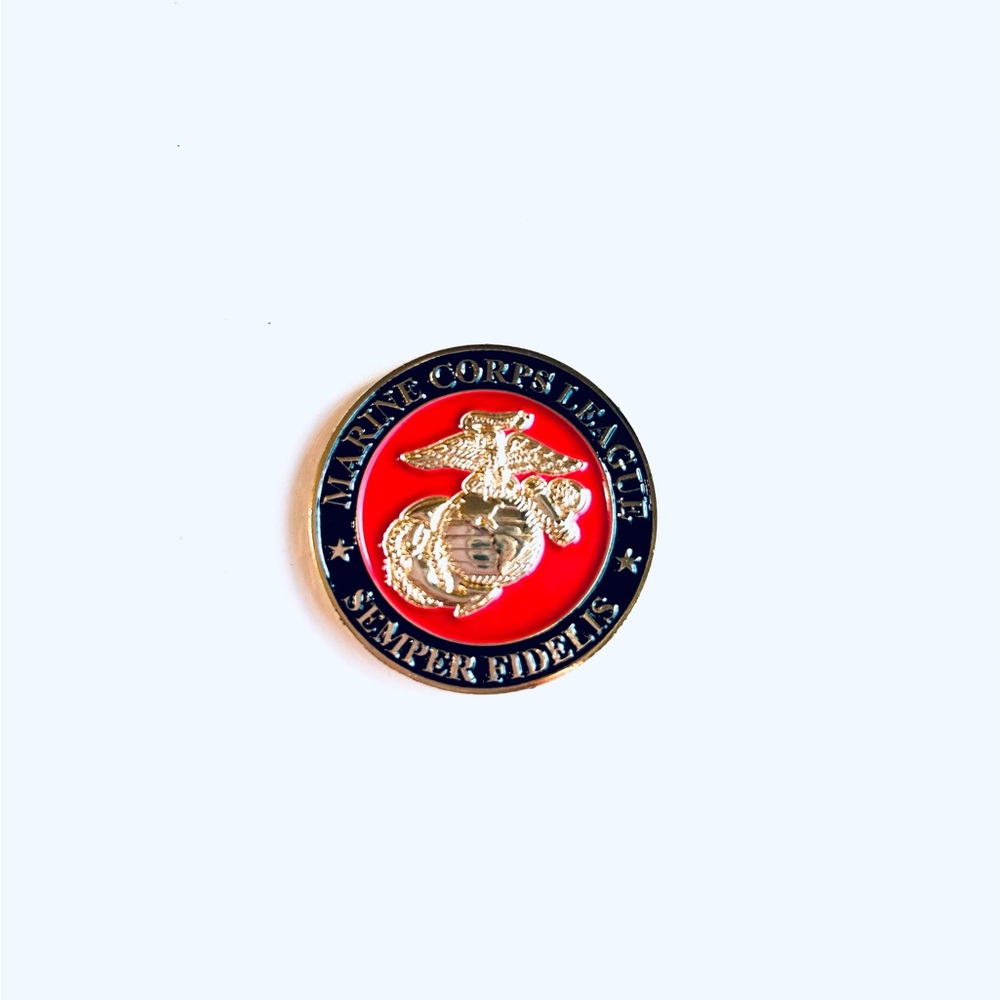 Marine Corps League Semper Fidelis 25th Anniversary Coin - Picture 2 of 5